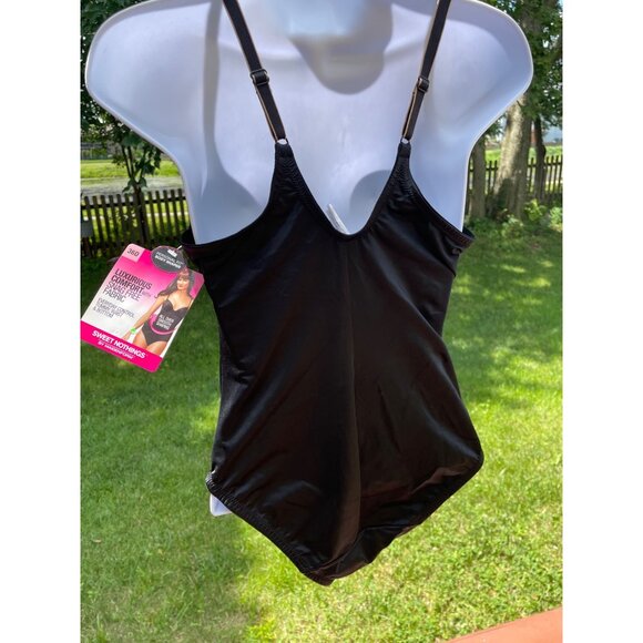 Sweet Nothings Womens Black Body Shaper 36D Personal Fit Snag-Free Fabric Shapin - Picture 6 of 9